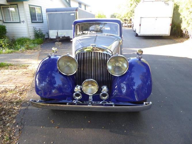 1939 jensen h-type saloon with an older restoration in napa, california