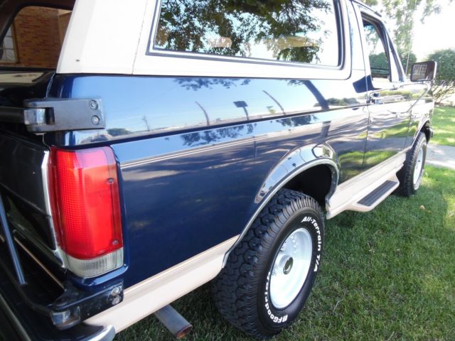 selling at no reserve 1990 ford bronco eddie bauer edition 4x4 true survivor
