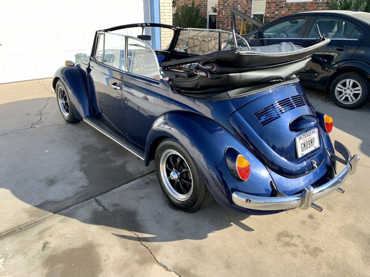 1971 volkswagen beetle 1.6 cabriolet blue rwd manual custom