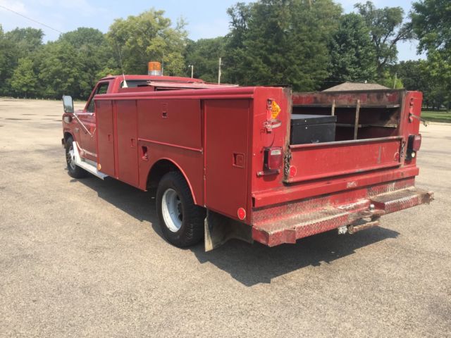 1986 ford f-350 6.9 diesel dually truck work farm one owner!