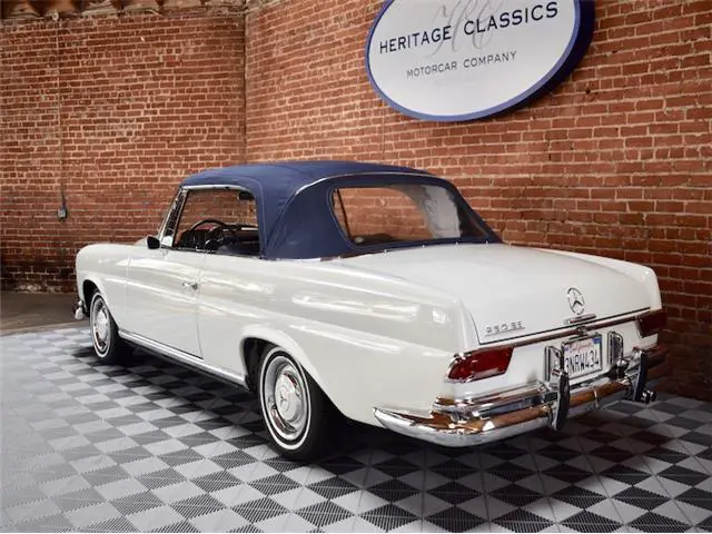 1967 mercedes benz 250se, papyrus white with 53712 miles available now!