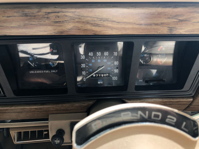 all original 2nd owner rust free low mileage 1990 jeep grand wagoneer