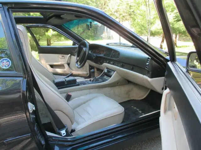 1987 porsche 944 black with tan interior, a very nice one, runs and drives great