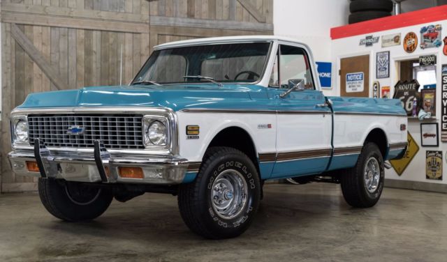 1972 chevrolet k10 cheyenne short box **true k10 cheyenne short box**vintage ac*