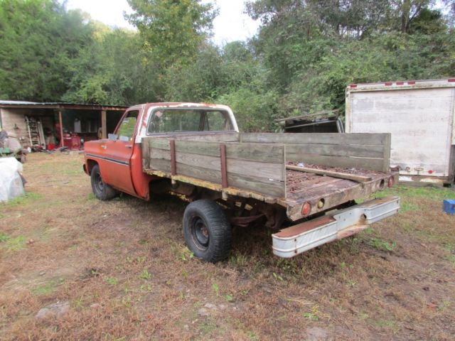 chevrolet 1976 c-10 scottsdale pick up truck 350-4v engine, nice farm truck