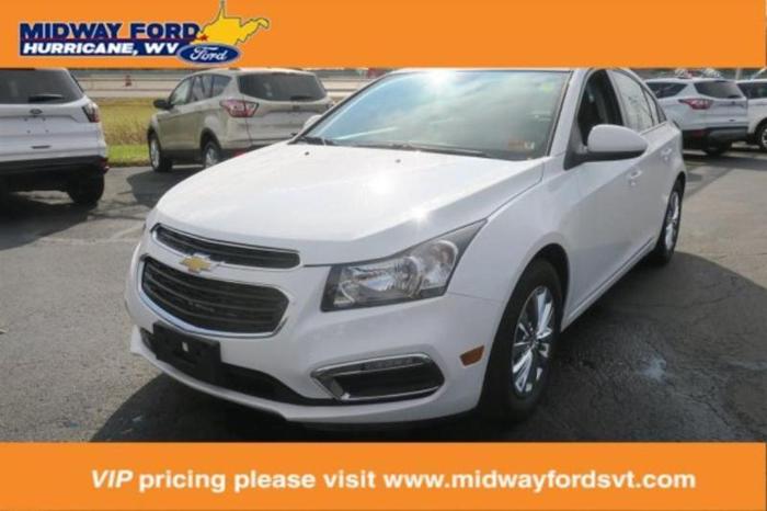 2016 chevrolet cruze limited 1lt auto 1lt auto 4dr sedan w/1sd for sale in hurricane, west virginia
