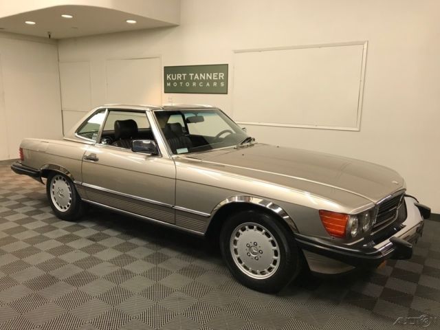 1986 mercedes benz 560sl. 2-owners. excellent low mileage example. 62,808 miles