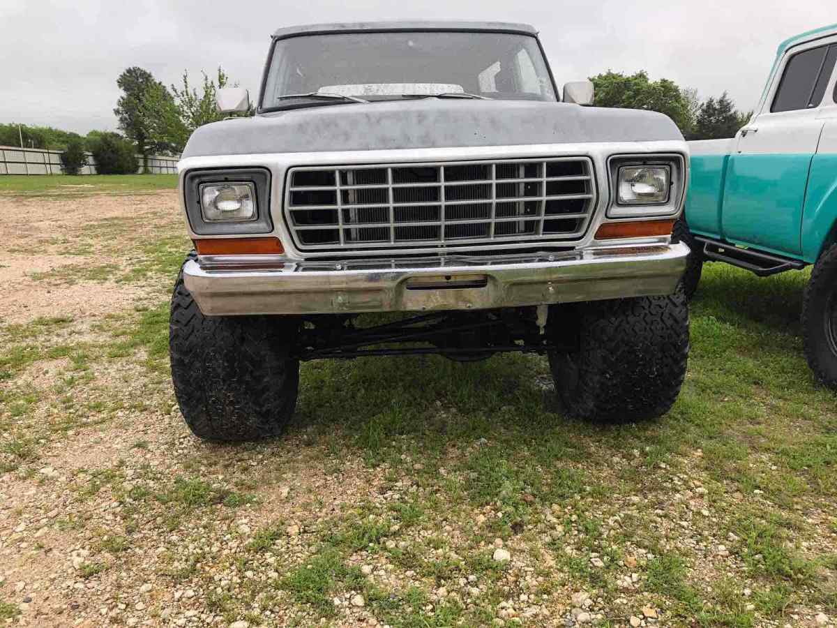 1979 ford bronco suv grey 4wd automatic custom
