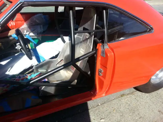 1969 dodge coronet project pro street prostreet race roll cage back halfed