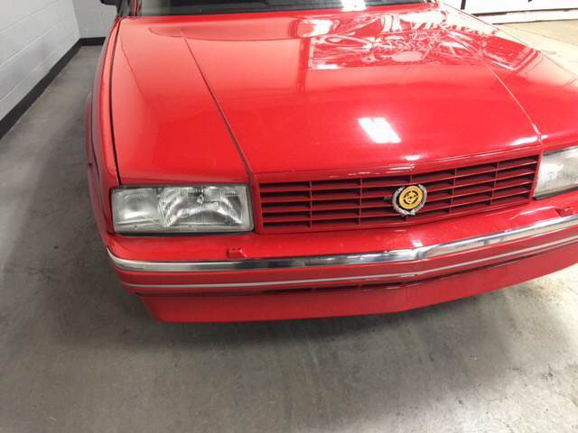 1991 cadillac allante base 2dr convertible 58,291 miles red convertible 4.5l v8