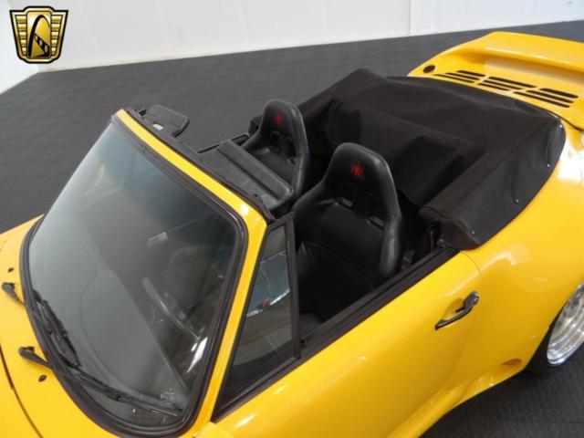 1983 porsche 911 sc 102728 miles corvette yellow convertible 3.0l flat 6 5-speed