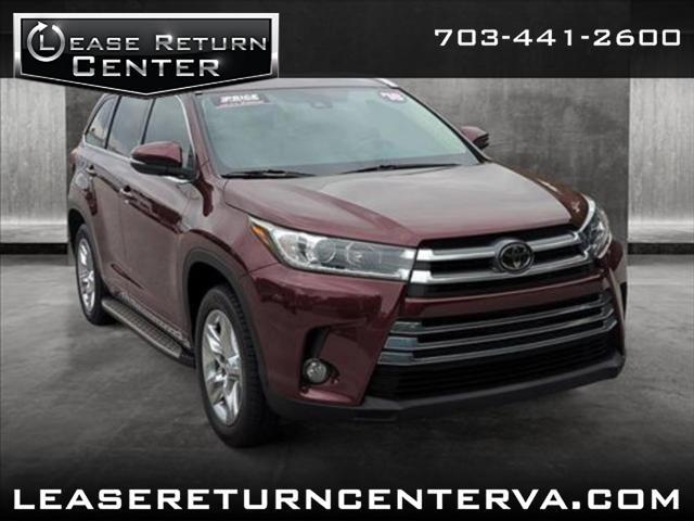 2018 toyota highlander limited