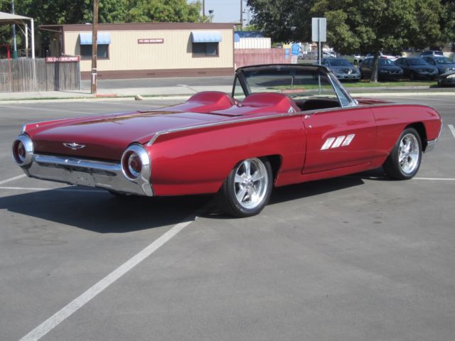 1963 ford thunderbird."custom convertible, sport roadster"