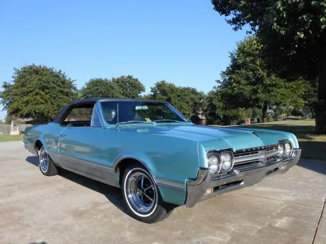1966 oldsmobile cutlass convertible - great survivor car documented 38.7k miles