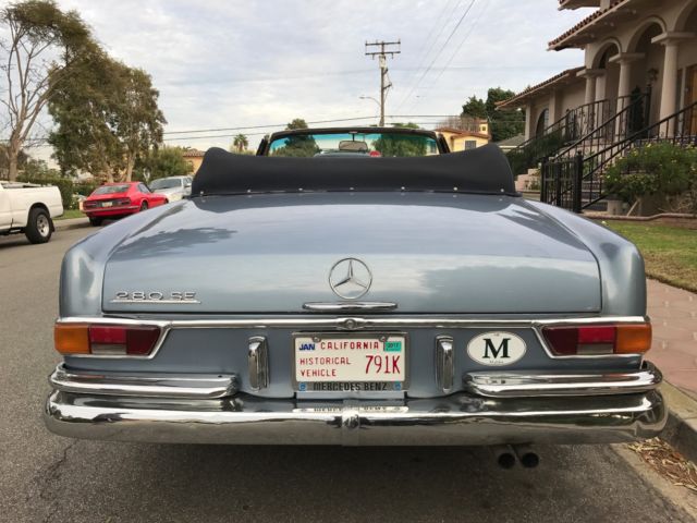 1970 mercedes 280se cabriolet