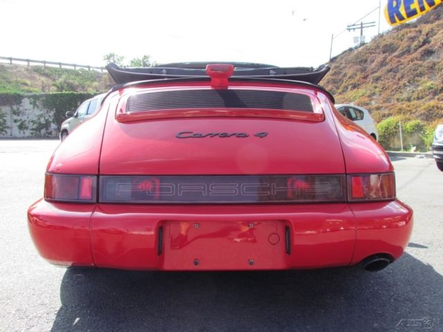 1990 porsche carrera 4 convertible 41k original miles prestine condition nr