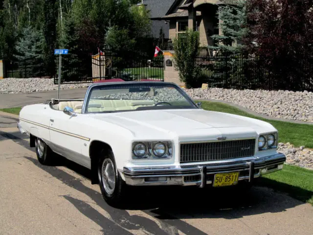 no reserve 1975 chevrolet caprice classic convertible 68000 original miles wow