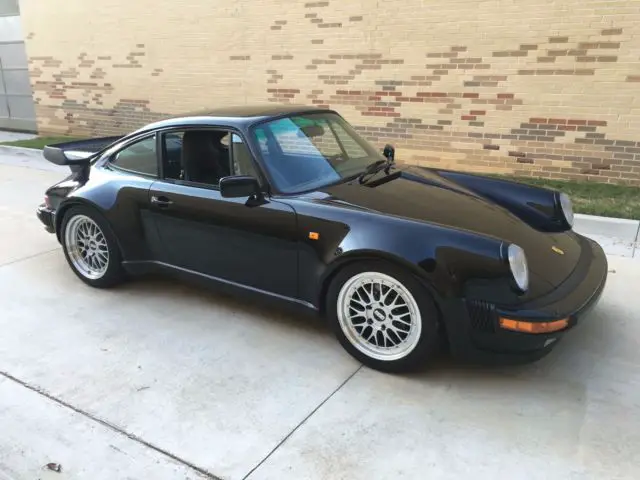 1985 porsche 911 turbo 930 black on black - gorgeous driver