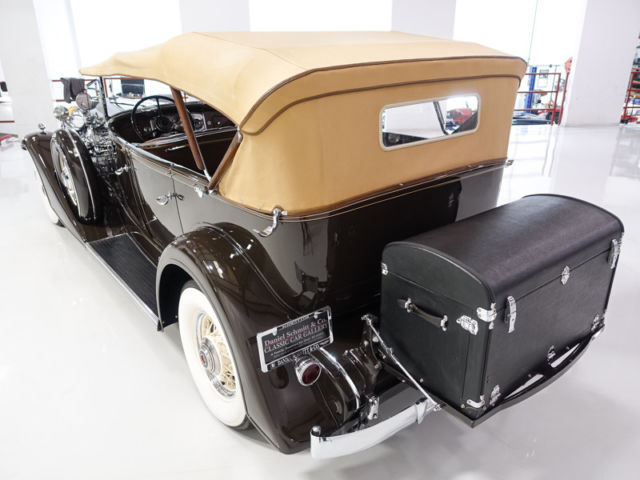 1933 packard model 1004 super eight touring | well furnished & optioned