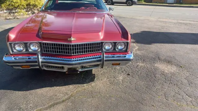 1973 chevrolet caprice coupe red rwd automatic