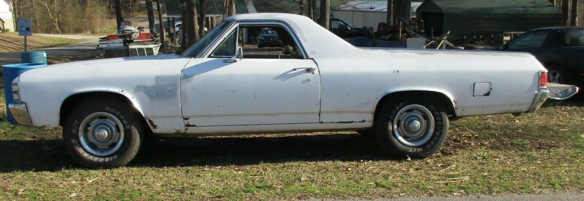 1971 el camino ,350 v8,runs and drives, no reserve last bid owns it