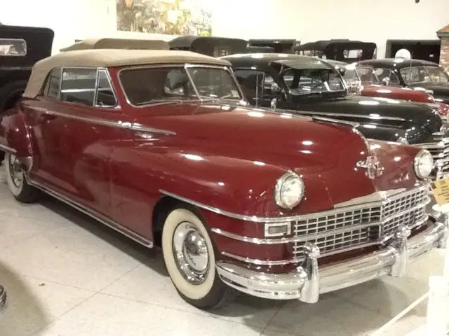 1948 chrysler new yorker straight l head 8 convertible with highlander interior