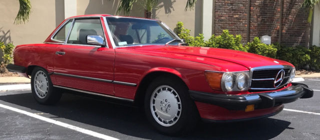 1988 mercedes benz 560sl convertible two tops clean carfax beautiful