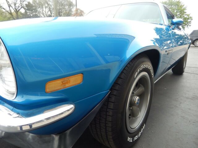 1970 chevrolet camaro rs bahama blue 350 a/c frame off resto