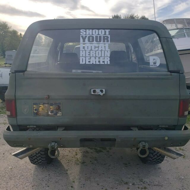 1985 chevy blazer k5 m1009 military