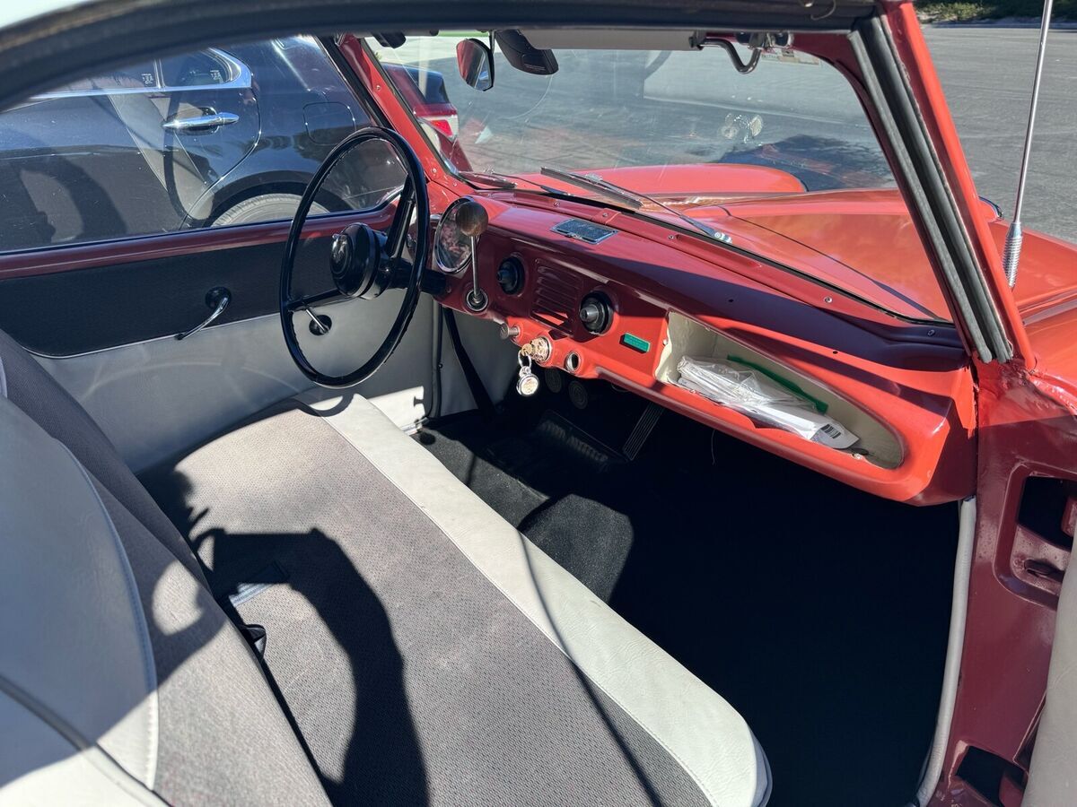 1955 nash metropolitan red rwd manual