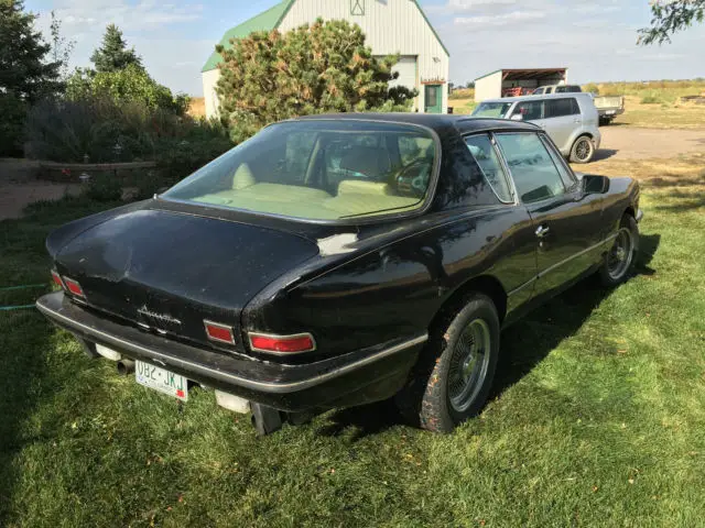 1984 avanti ii black running gm v8 small block tan leather interior