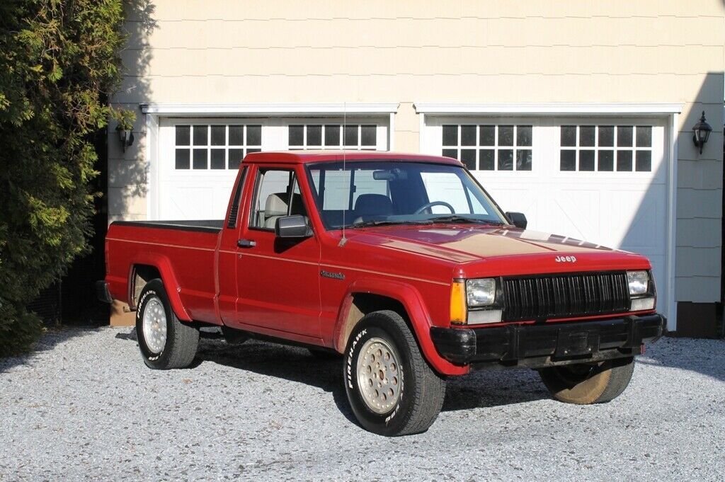 1990 jeep comanche eliminator 160490 miles, 160490 miles red pickup i6 4l automa