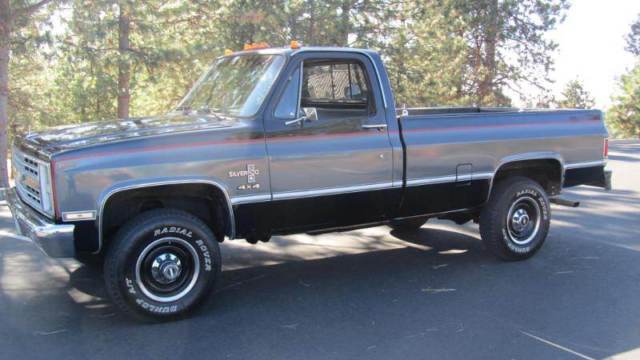 1986 chevrolet k30 1ton silverado 4x4 original paint, california, no rust