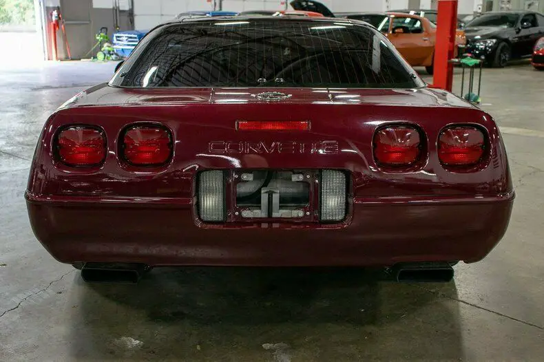 1993 chevrolet corvette 20746 miles ruby red 5.7 liter v8 automatic