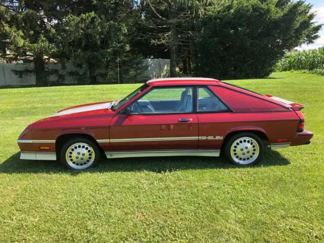 1984 dodge charger shelby 2.2l