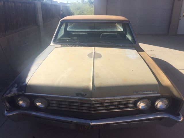 1967 chevy el camino malibu. 283 v8 power pack