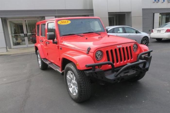 2013 jeep wrangler unlimited sahara 4x4 sahara 4dr suv for sale in lavalette, west virginia