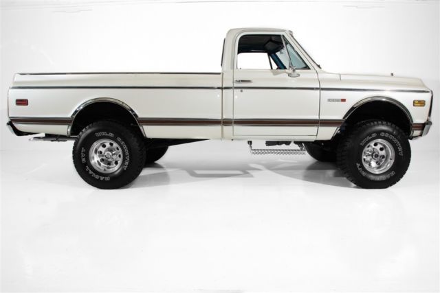 1972 chevrolet pickup white/black, 400, automatic automatic pickup truck