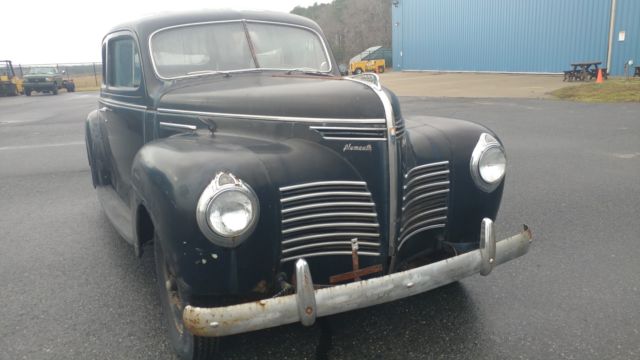 1940 plymouth coupe original flat head 6 cylinder 2 door pre war classic