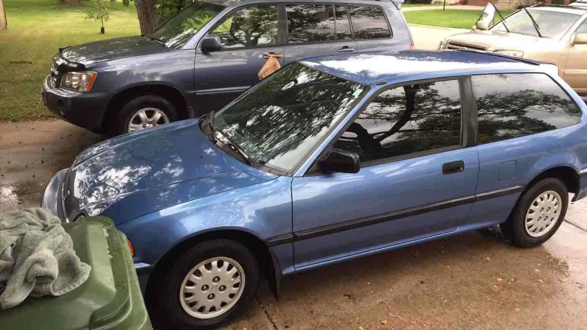 1991 honda civic hatchback blue fwd automatic dx only 30k miles! california car