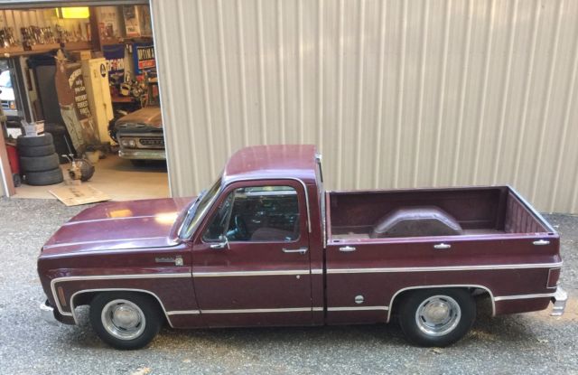 shortbed fleetside 2wd, pickup, truck, square body, lowered