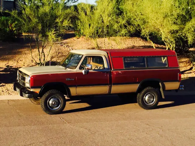 1992 dodge w250 power wagon 4x4 diesel 5 speed cummins 1st gen getrag 12v
