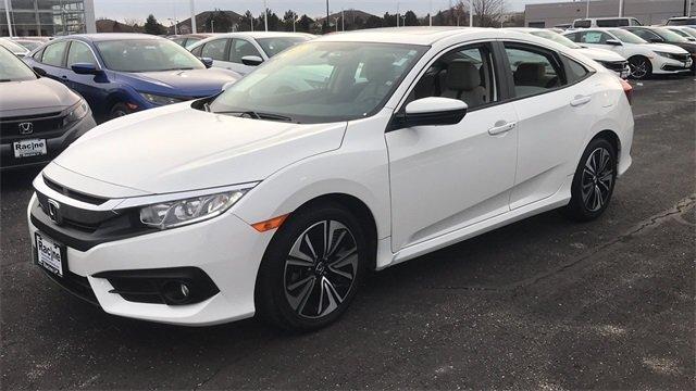 certified 2018 honda civic ex-t sedan racine, wi 53406 for sale in racine, wisconsin