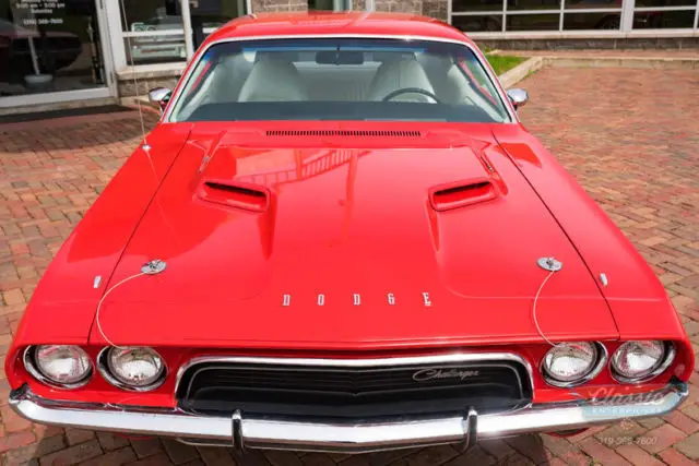 1972 dodge challenger rally 340 v8 4-speed manual coupe red