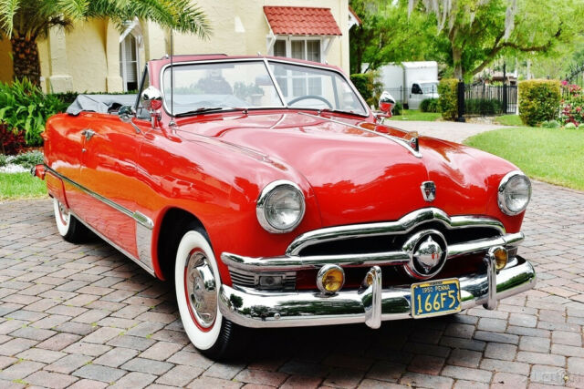 breathtaking 1950 ford custom convertible