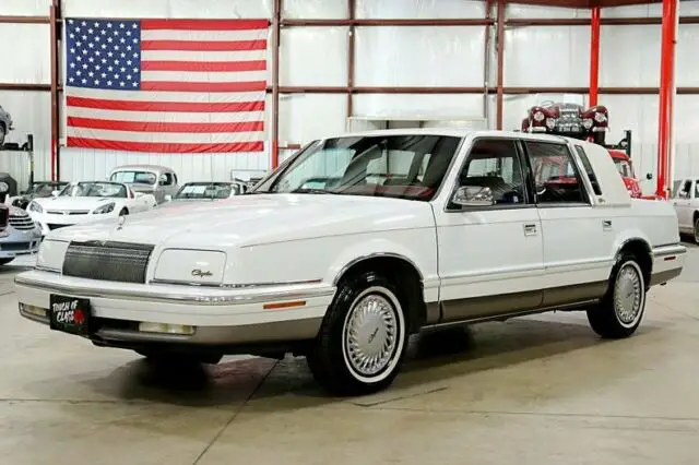 1992 chrysler new yorker fifth avenue 112367 miles white sedan 3.3l v6 automatic