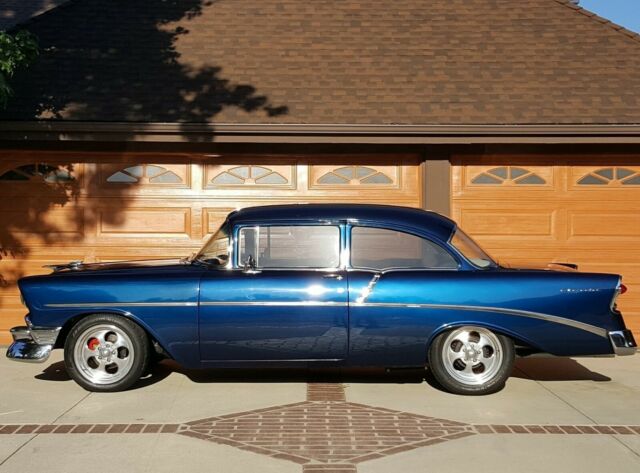 1956 chevrolet restomod/street rod-professional body off restored-so calif car