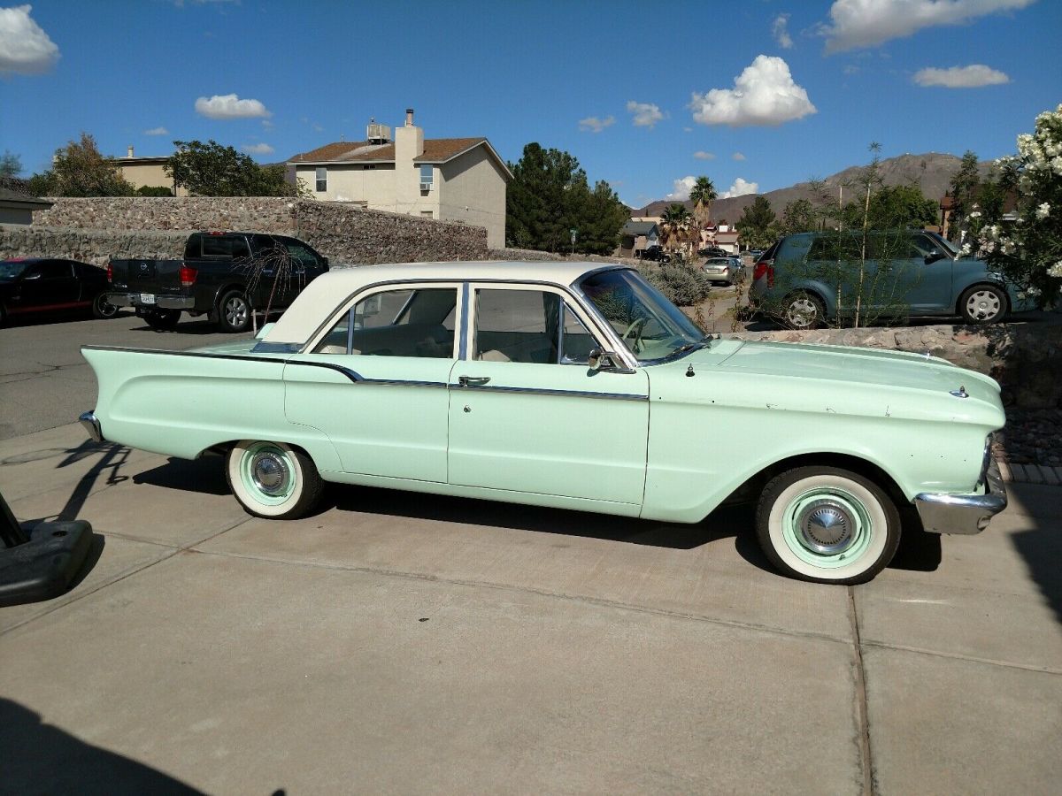 1960 mercury comet sedan green rwd automatic delux