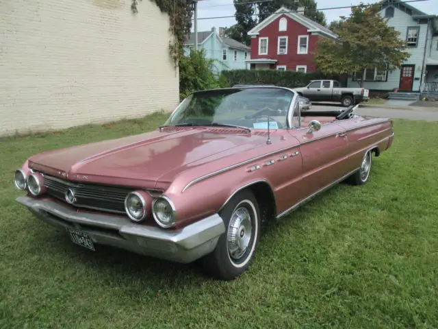 buick electra convertible dusty rose