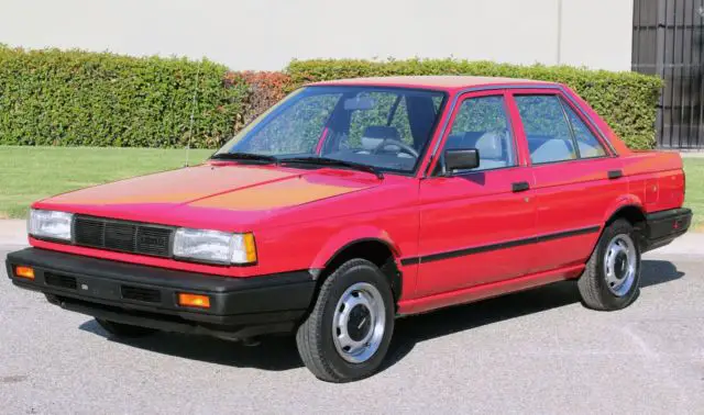 california original, 1988 nissan sentra, auto, 63k orig miles, 26 mpg, runs a++